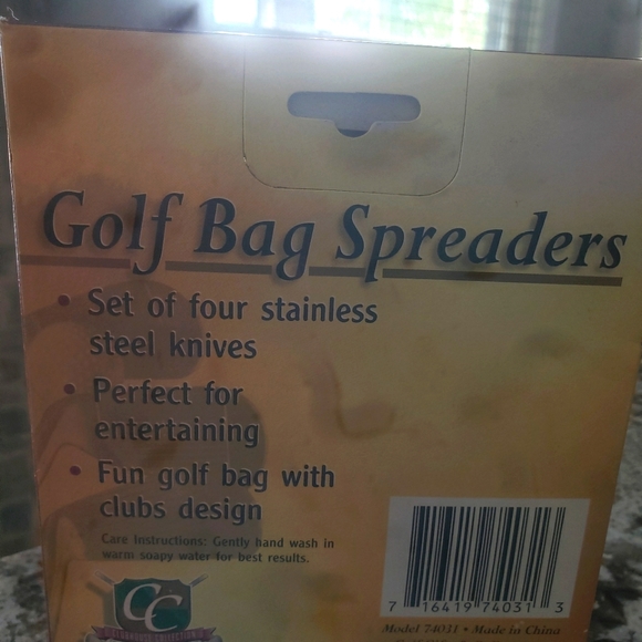 Golf bag spreaders, Set of 4 Stainless Knives - Picture 3 of 4